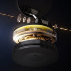 Dudao F24PRO su MagSafe suderinamas automobilinis laikiklis su siurbtuku priekiniam stiklui arba prietaisų skydeliui, juodas