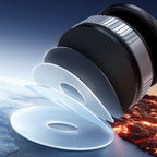 Dudao F24PRO su MagSafe suderinamas automobilinis laikiklis su siurbtuku priekiniam stiklui arba prietaisų skydeliui, juodas