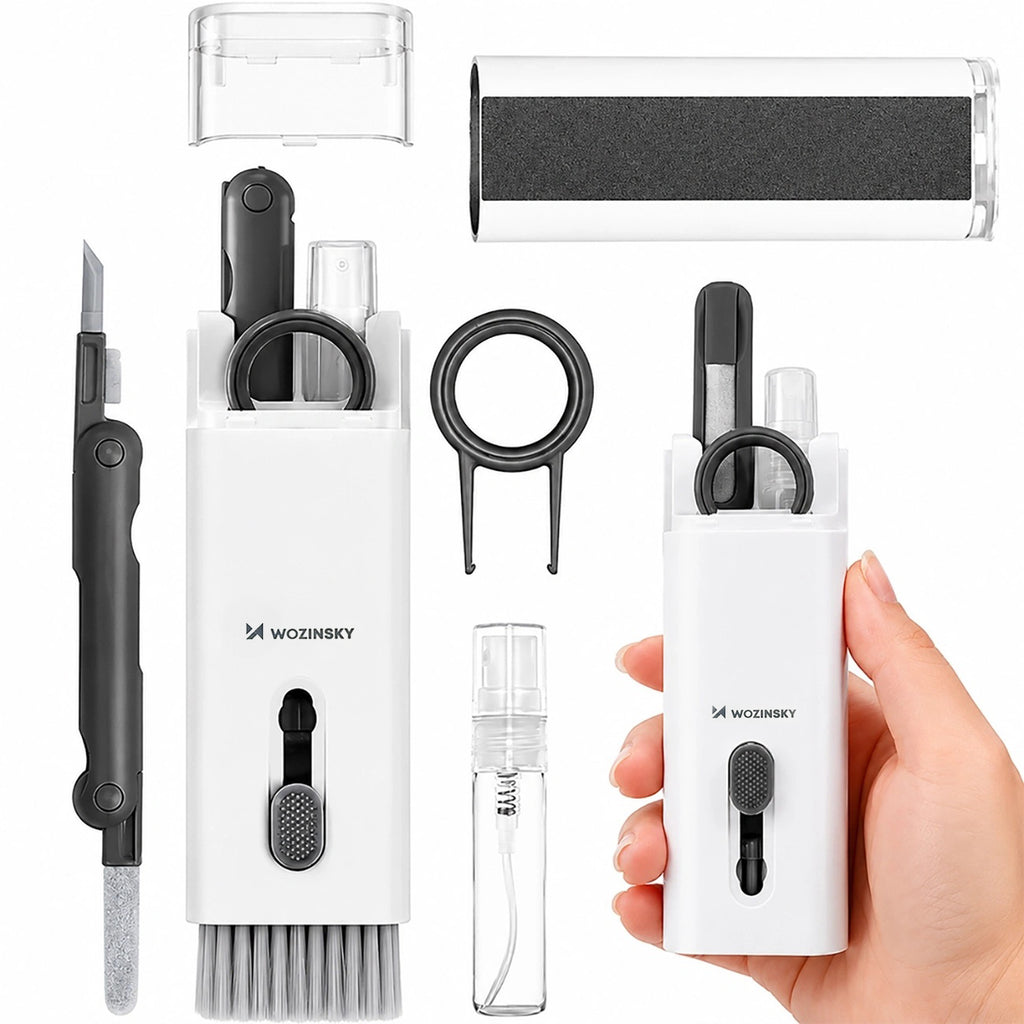 Wozinsky HWZ-71G 7-in-1 Multifunkcinis Elektronikos Valymo Rinkinys - Pilka -- Uncategorized