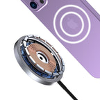 Dudao A12XS 15W MagSafe Compatible belaidis įkroviklis - juodas