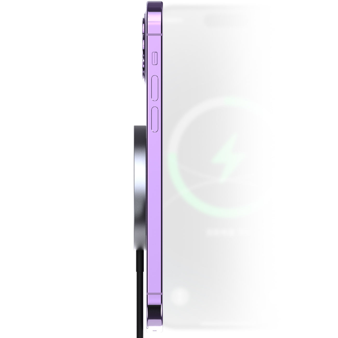 Dudao A12XS 15W MagSafe Compatible belaidis įkroviklis - juodas