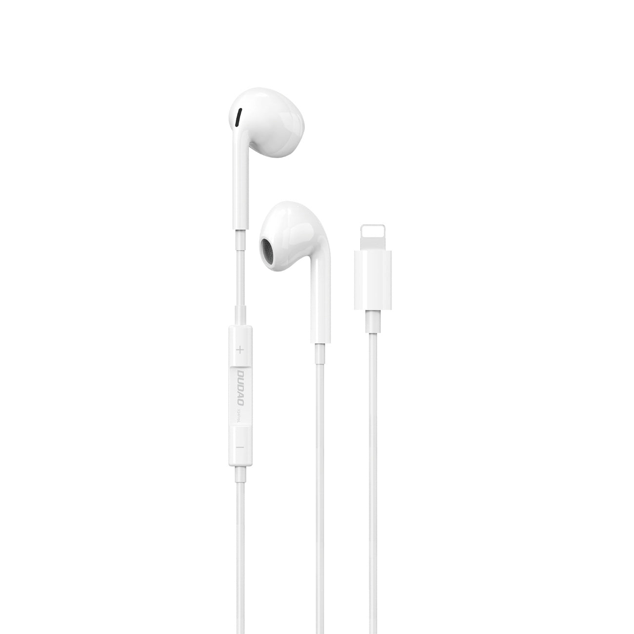 Dudao X14PROL-W1 Lightning intraaušinės ausinės - Baltos -- Headphones