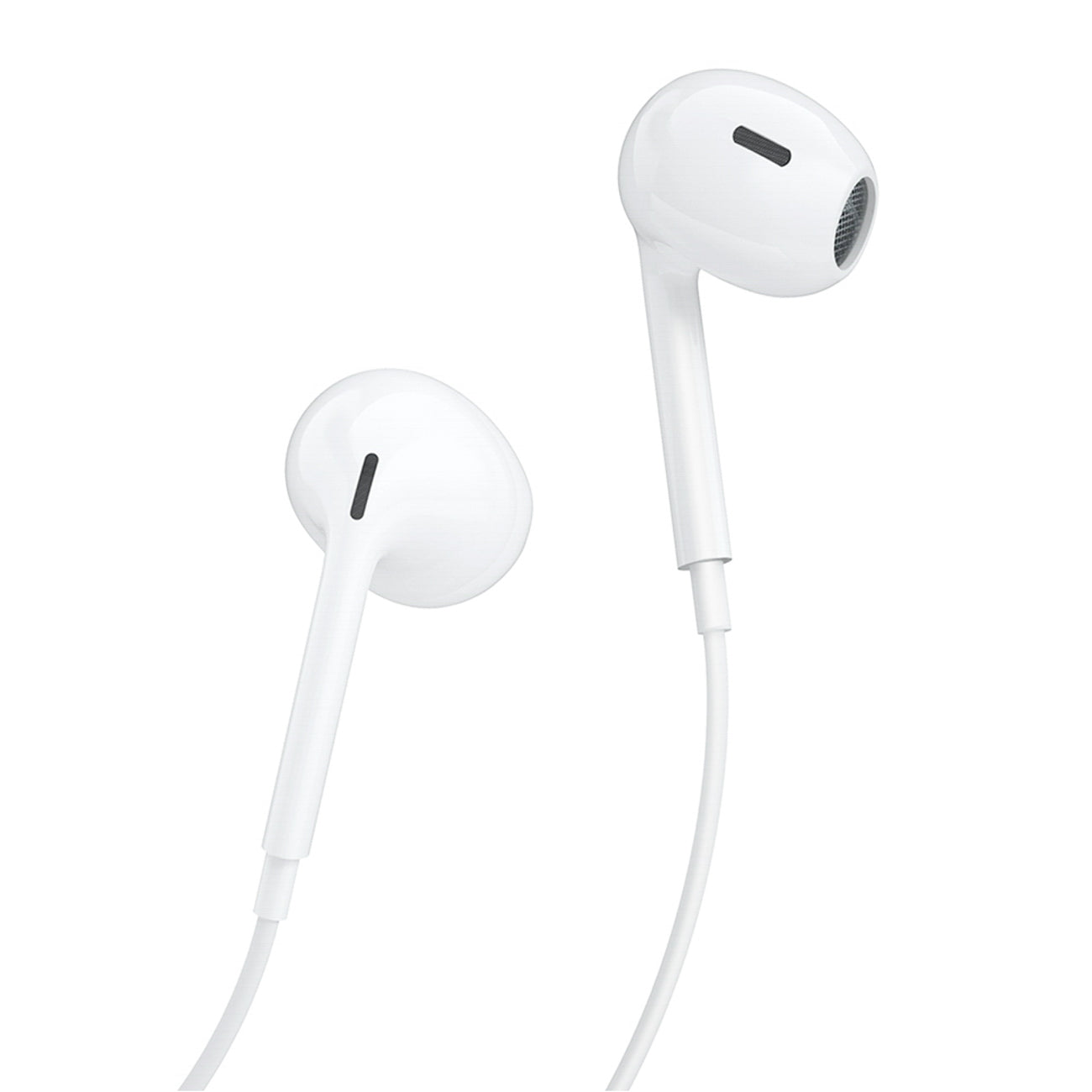 Dudao X14PROL-W1 Lightning intraaušinės ausinės - Baltos -- Headphones