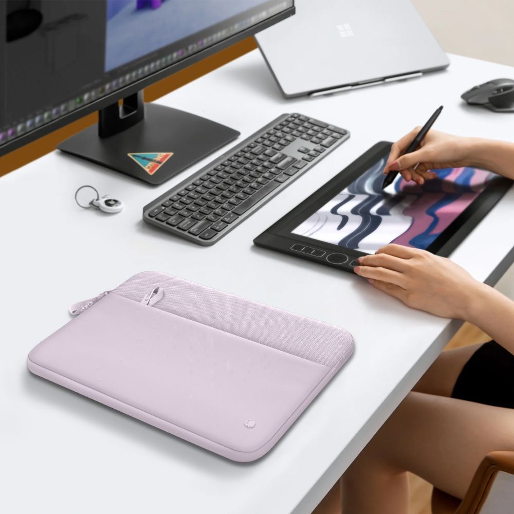 Tech-Protect Sleeve 13-14" nešiojamajam kompiuteriui – rožinė -- Laptop Bags