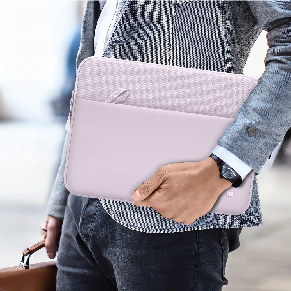 Tech-Protect Sleeve 15-16" nešiojamajam kompiuteriui – rožinė -- Laptop Bags