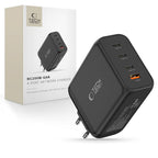 Tech-Protect NC200W-GaN 4-Port 200W sieninis įkroviklis - juodas -- Cell phone chargers