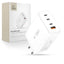 Tech-Protect NC240W-GaN 4-Port 240W sieninis įkroviklis - baltas -- Cell phone chargers