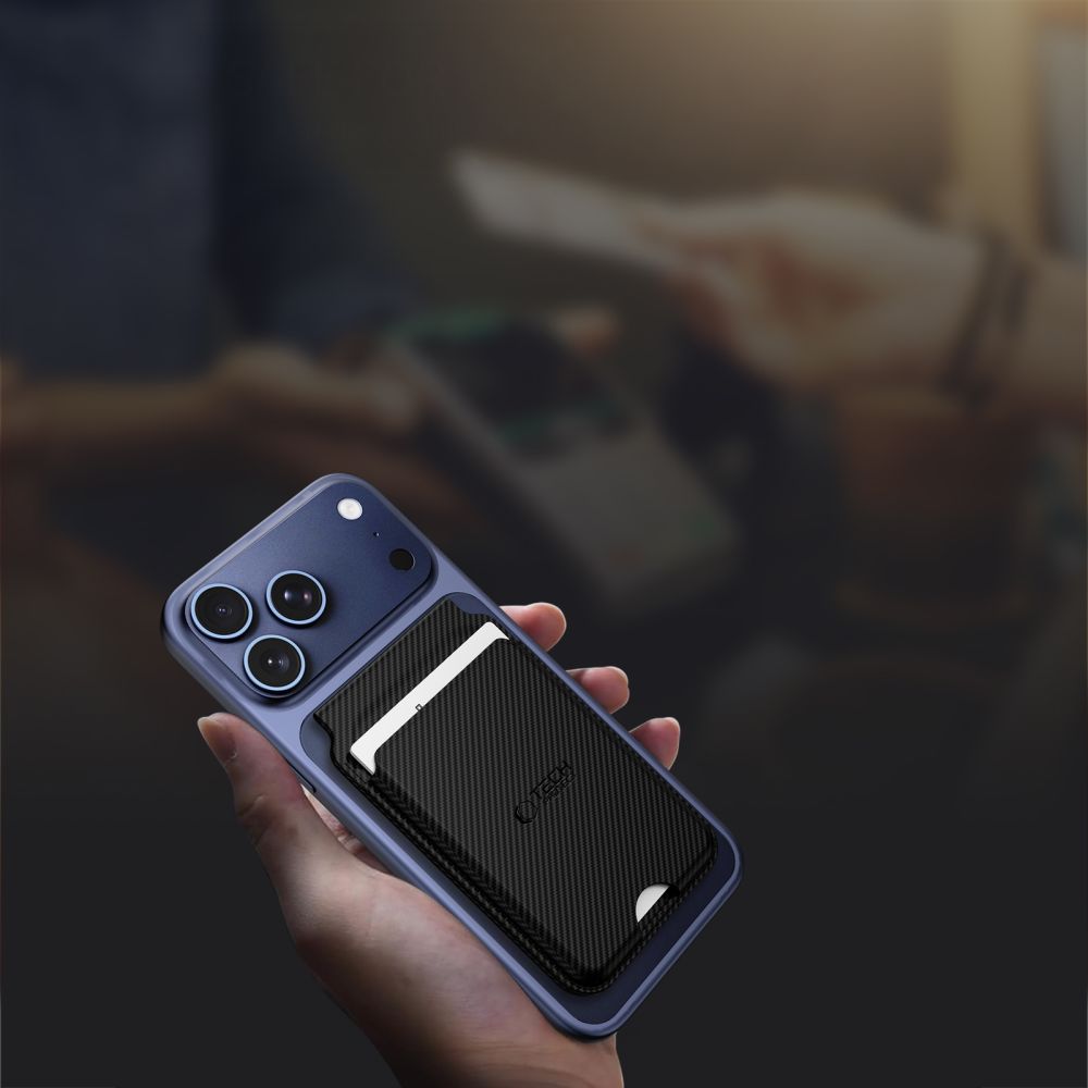 Tech-Protect MagWallet Stand MagSafe Magnetinė telefono piniginė - Juodas -- Uncategorized