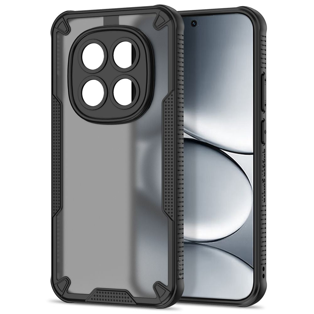 Tech-Protect tvirtas ekrano dėklas, skirtas Xiaomi Redmi Note 15 Pro 5G - juodas -- Xiaomi Redmi Note 15 Pro 5G / Redmi...
