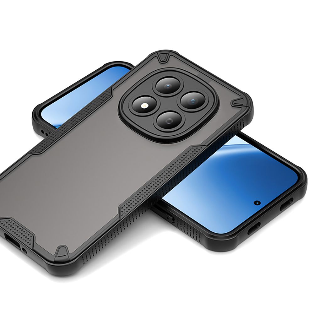 Tech-Protect tvirtas ekrano dėklas, skirtas Xiaomi Redmi Note 15 Pro 5G - juodas -- Xiaomi Redmi Note 15 Pro 5G / Redmi...