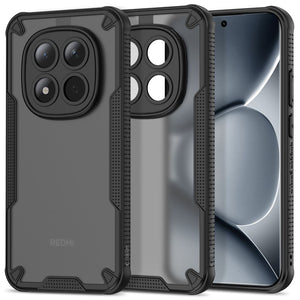 Tech-Protect tvirtas ekrano dėklas, skirtas Xiaomi Poco M8 Pro / Xiaomi Redmi Note 15 Pro+ 5G - juodas -- Xiaomi Poco M8...