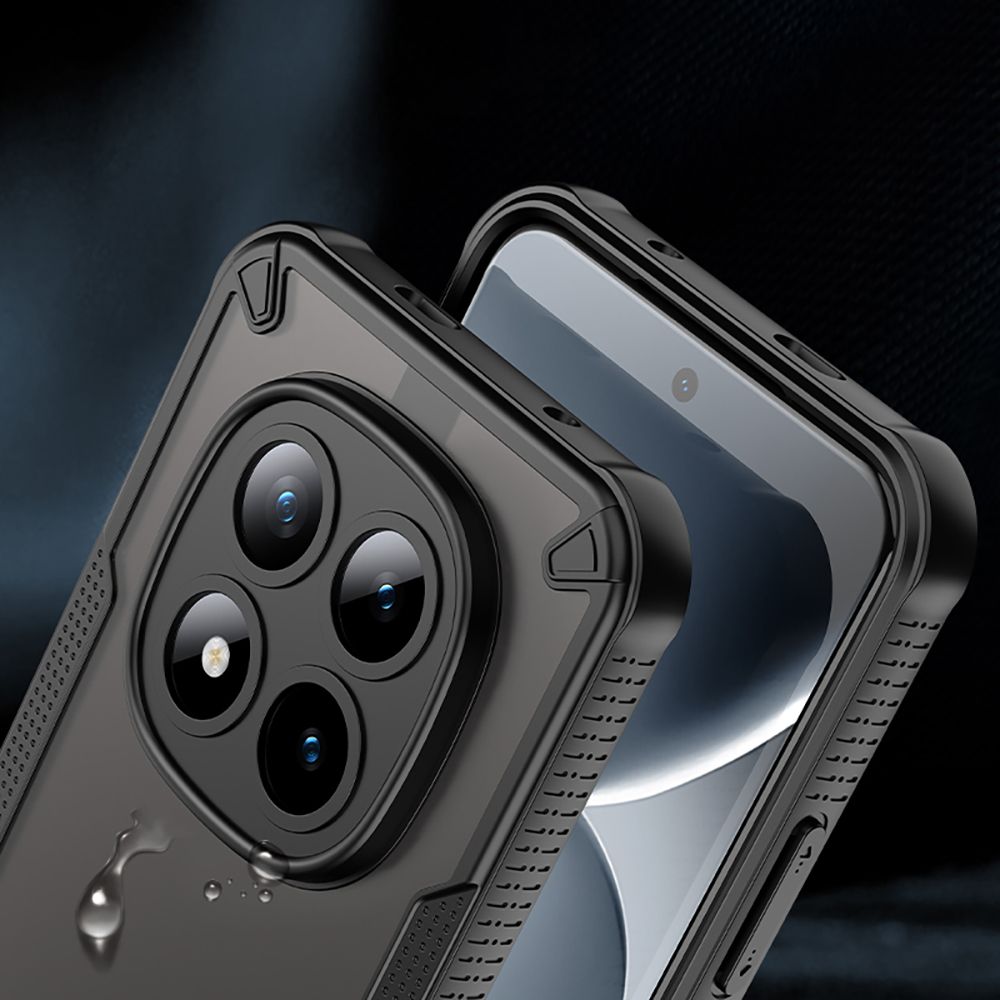 Tech-Protect tvirtas ekrano dėklas, skirtas Xiaomi Poco M8 Pro / Xiaomi Redmi Note 15 Pro+ 5G - juodas -- Xiaomi Poco M8...