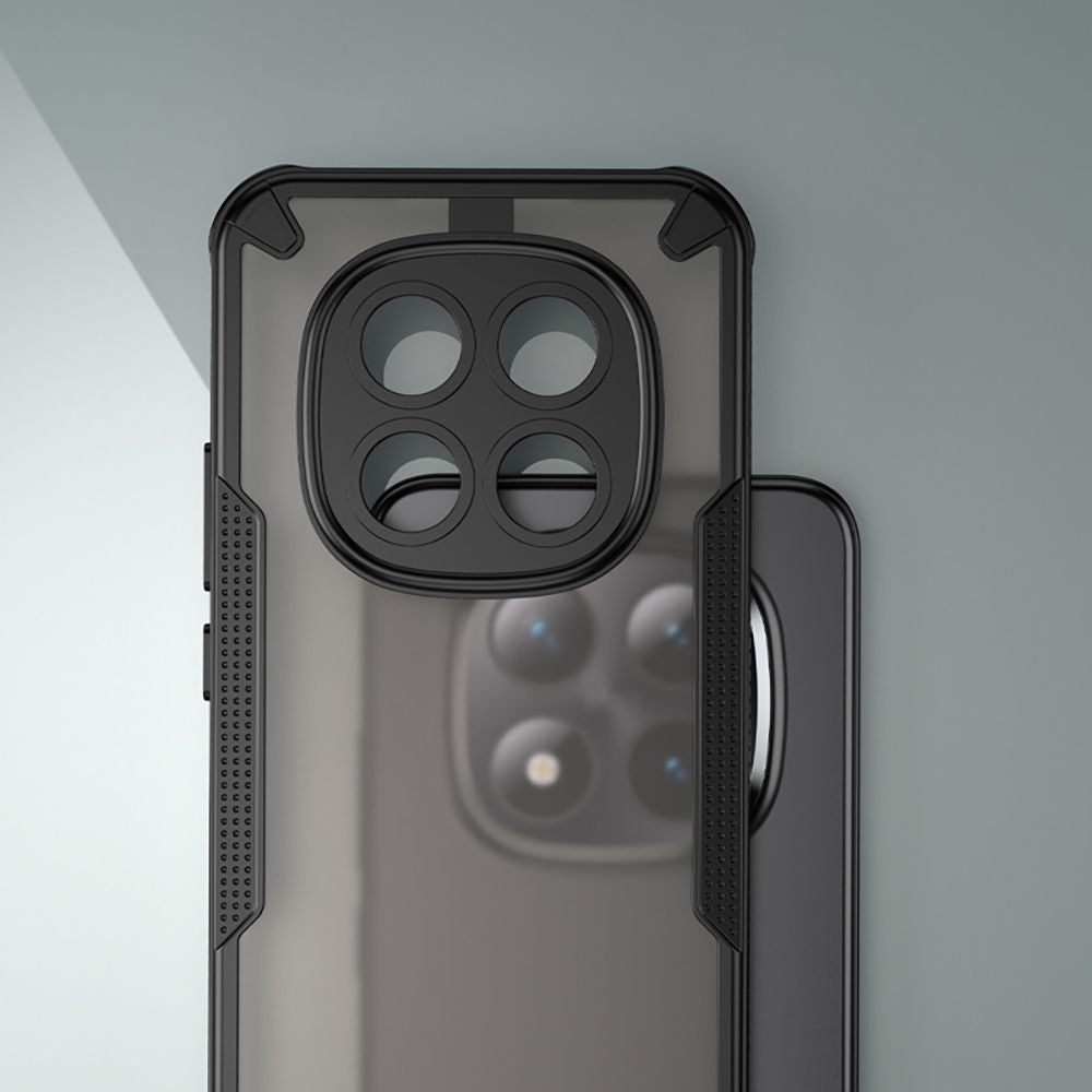 Tech-Protect tvirtas ekrano dėklas, skirtas Xiaomi Poco M8 Pro / Xiaomi Redmi Note 15 Pro+ 5G - juodas -- Xiaomi Poco M8...