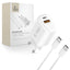 Tech-Protect NCA45W-GAN 2-Port 45W sieninis įkroviklis su USB-C laidu - baltas -- Cell phone chargers