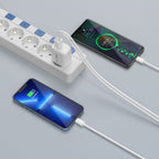Tech-Protect NCA45W-GAN 2-Port 45W sieninis įkroviklis su USB-C laidu - baltas -- Cell phone chargers
