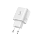 Tech-Protect NCA45W-GAN 2-Port 45W sieninis įkroviklis su USB-C laidu - baltas -- Cell phone chargers