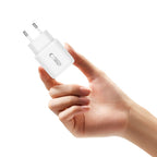 Tech-Protect NCA45W-GAN 2-Port 45W sieninis įkroviklis su USB-C laidu - baltas -- Cell phone chargers