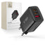 Tech-Protect NCA65W-GAN 3-Port 65W sieninis įkroviklis - juodas -- Cell phone chargers