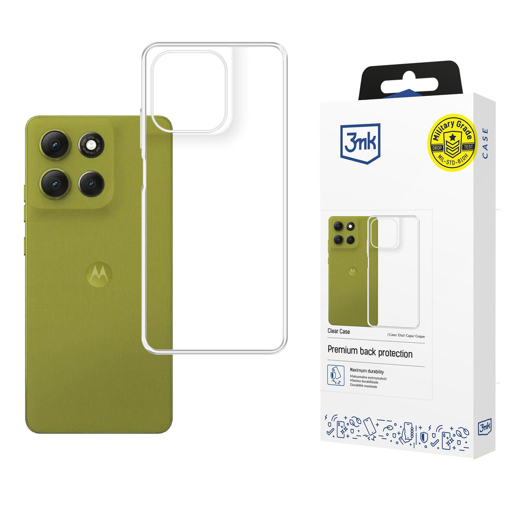 3mk Clear Case skirtas Motorola Moto G86 / G86 Power - skaidrus -- Motorola Moto G86 / Motorola Moto G86 Power