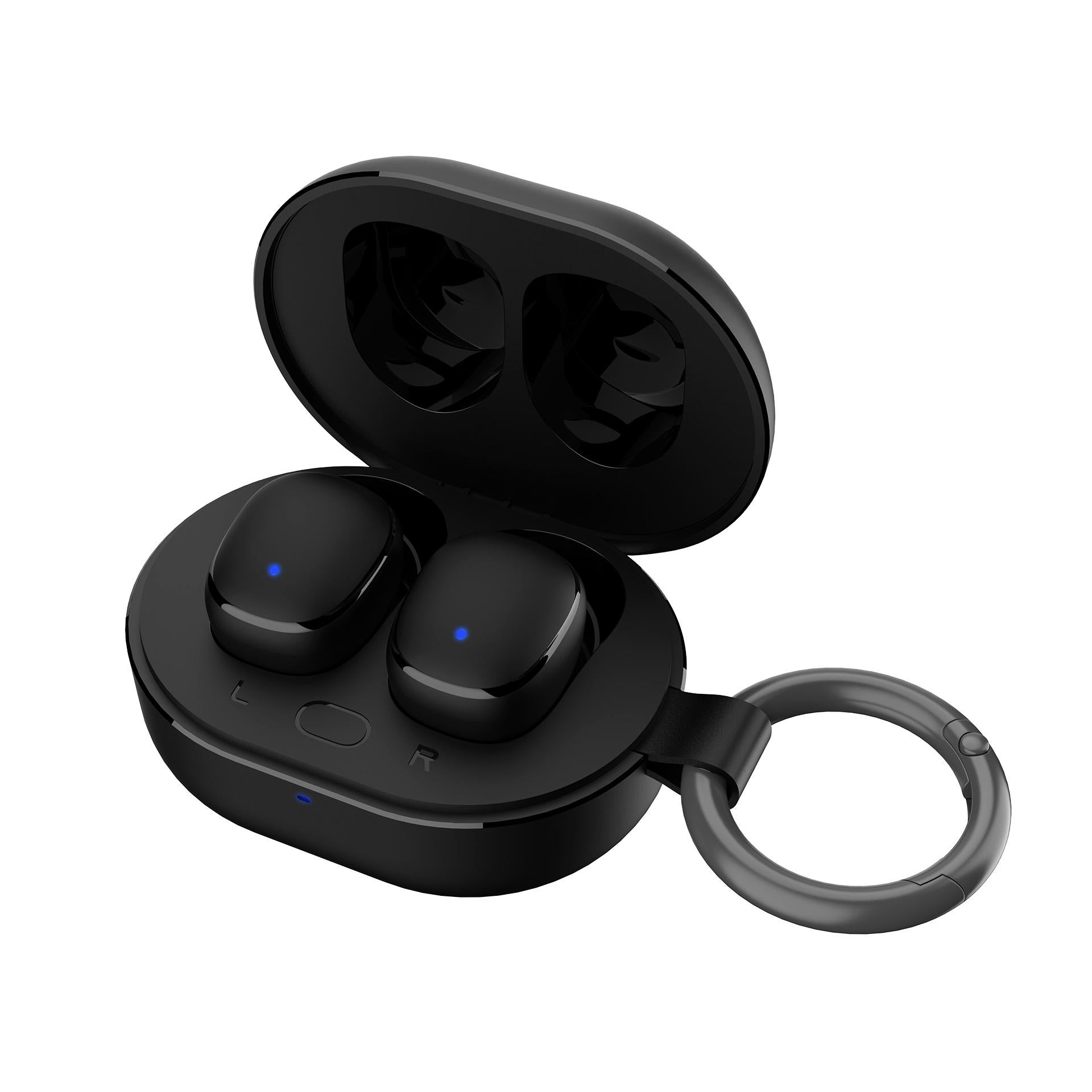 TWS 3mk FlowBuds 6.0 belaidės ausinės – juodos