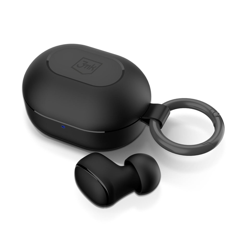 TWS 3mk FlowBuds 6.0 belaidės ausinės – juodos