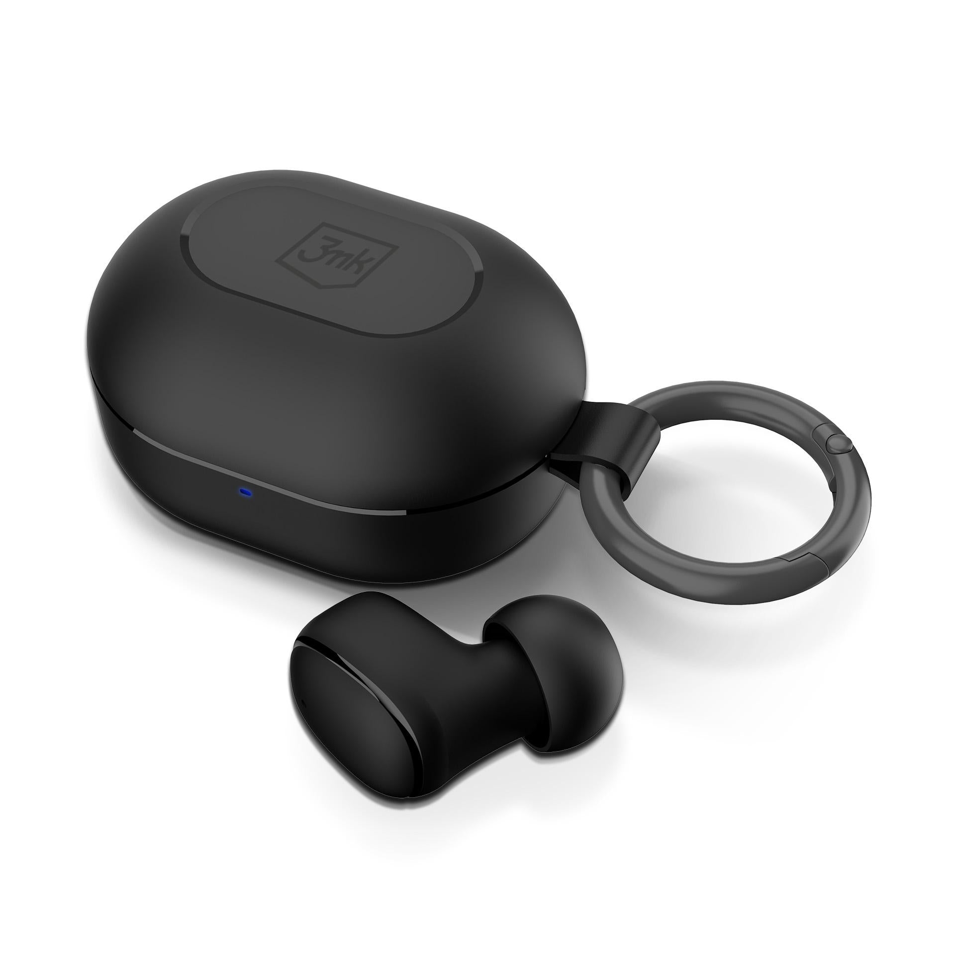 TWS 3mk FlowBuds 6.0 belaidės ausinės – juodos