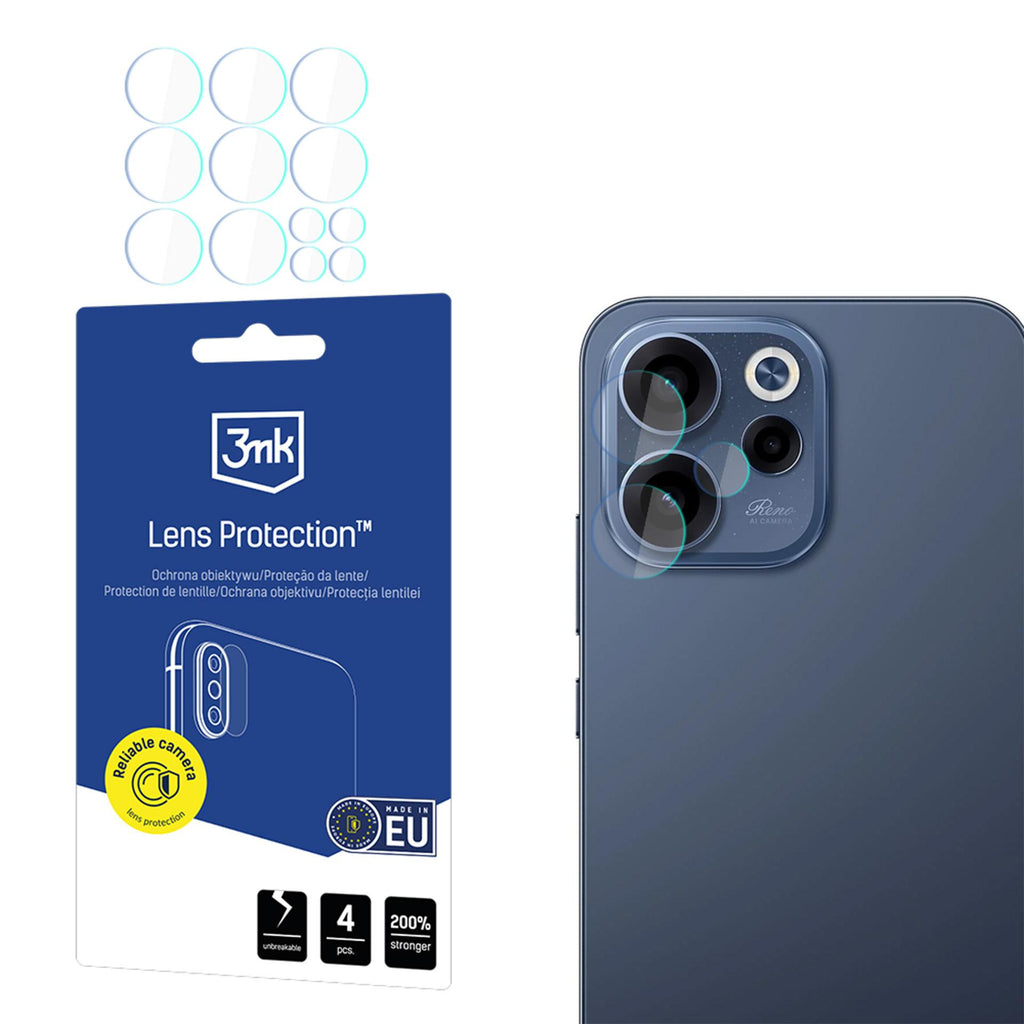 3mk Lens Protection hibridinis kameros objektyvo stiklas, skirtas Oppo Reno 15 F 5G / Reno 15 FS 5G (CPH2801) -- Oppo...