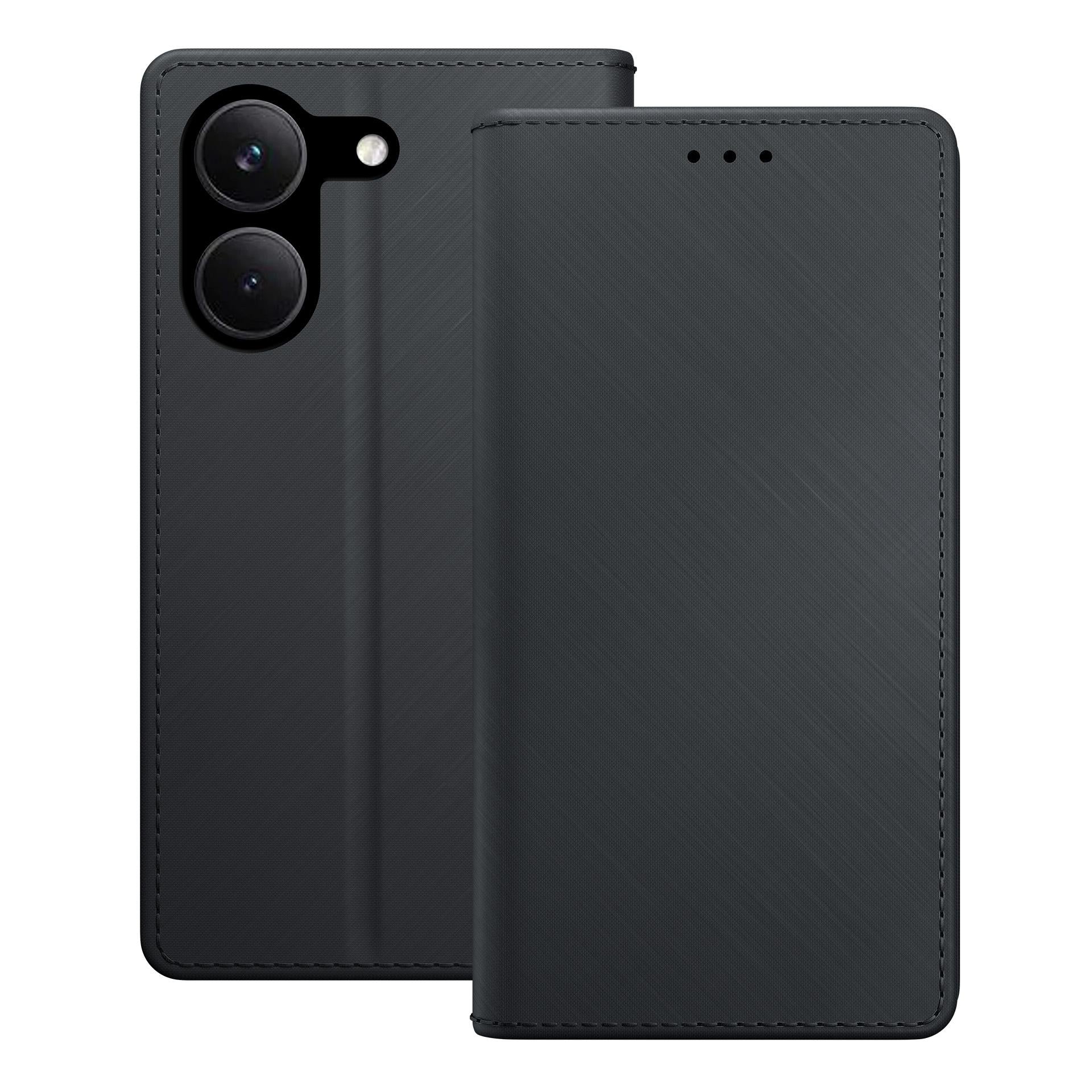 3mk Wallet Case for Xiaomi Poco X8 Pro - Black -- Xiaomi Poco X8 Pro