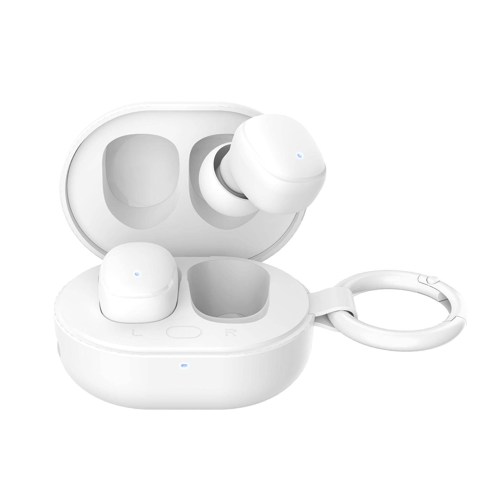 TWS 3mk FlowBuds 6.0 Bevielės ausinės - Baltos -- Headphones