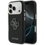 Guess FW Resin logotipo dėklas, skirtas iPhone 17 Pro Max - juodas