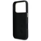 Guess FW Resin logotipo dėklas, skirtas iPhone 17 Pro Max - juodas
