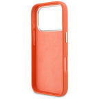 Guess FW Resin Logo dėklas iPhone 17 Pro - oranžinis -- iPhone 17 Pro