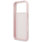 Guess FW Resin Logo dėklas iPhone 17 Pro - rožinis -- iPhone 17 Pro