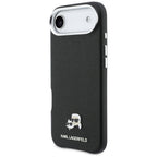 Karl Lagerfeld Karl & Choupette galvos kaiščiai Saffiano MagSafe iPhone Air dėklas - juodas -- Cell phone cases and covers