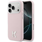 Karl Lagerfeld Karl Head Logo MagSafe dėklas iPhone 17 Pro Max - rožinis -- iPhone 17 Pro Max
