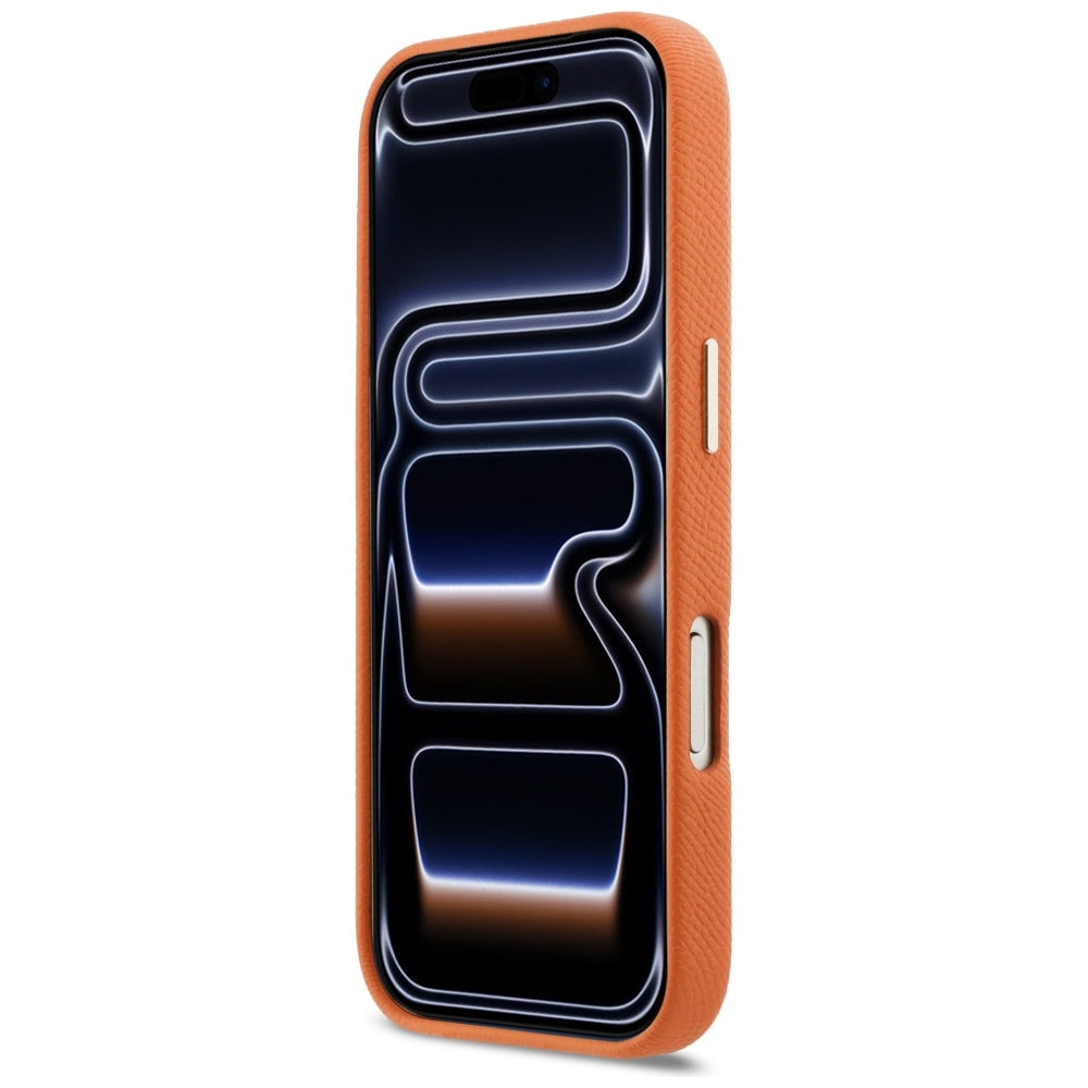 Karl Lagerfeld Karl Head Logo MagSafe dėklas iPhone 17 Pro - oranžinis -- iPhone 17 Pro