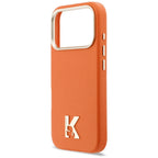 Karl Lagerfeld Karl Head Logo MagSafe dėklas iPhone 17 Pro - oranžinis -- iPhone 17 Pro