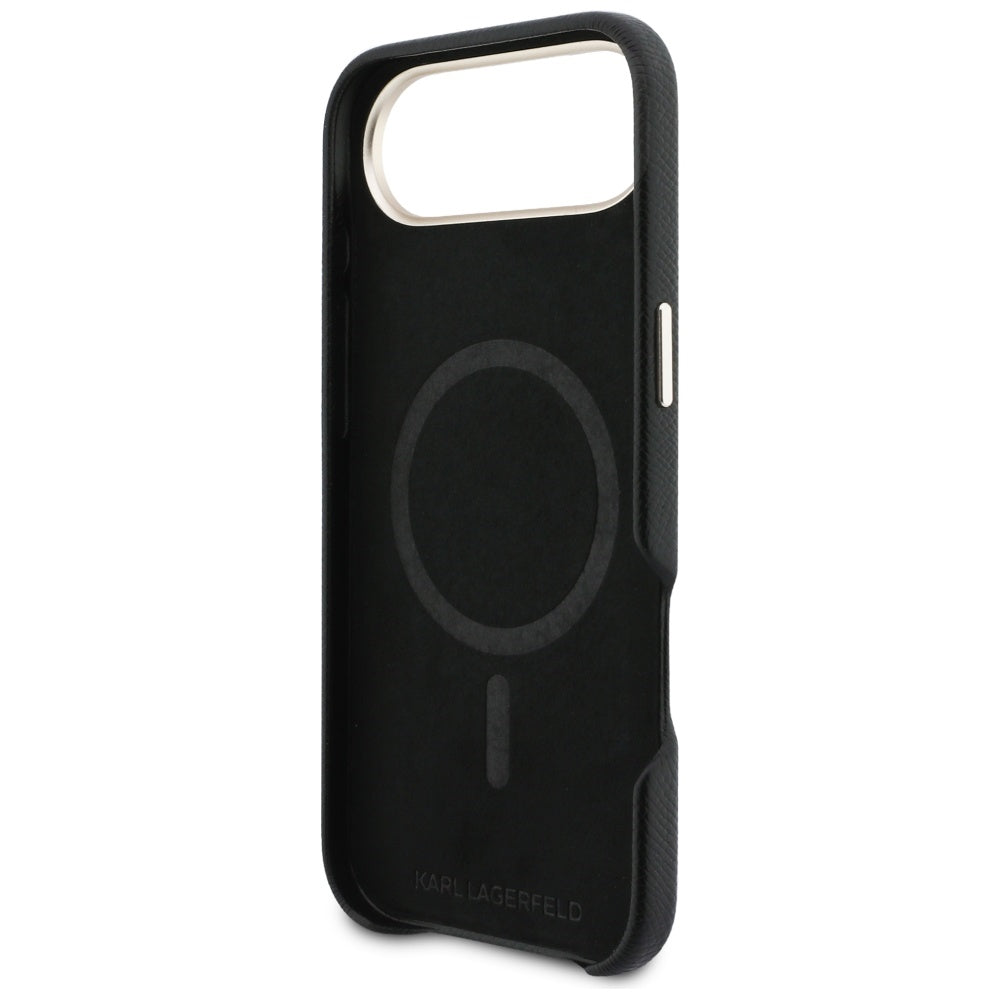 Karl Lagerfeld Karl Head logotipas MagSafe iPhone Air dėklas – juodas -- Cell phone cases and covers