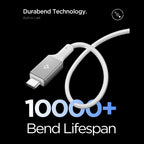 Spigen Essential Laidas EB10015CC USB-C / USB-C 100W 150cm - baltas