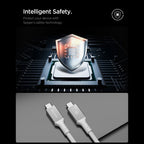 Spigen Essential Laidas EB10015CC USB-C / USB-C 100W 150cm - baltas
