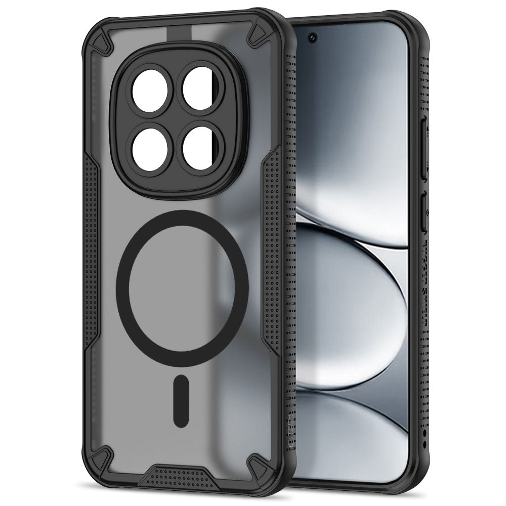 Tech-Protect Rugged Shield MagSafe Dėklas, skirtas Xiaomi Redmi Note 15 Pro 5G - juodas -- Xiaomi Redmi Note 15 Pro 5G /...