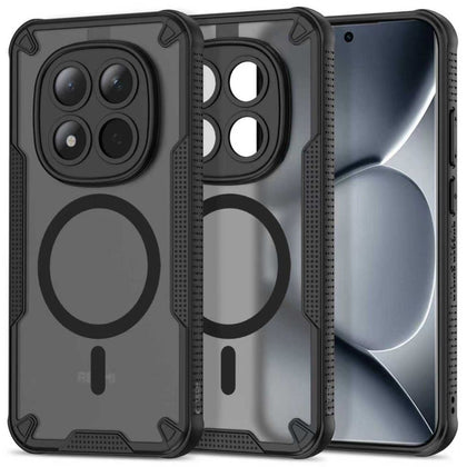Tech-Protect Rugged Shield MagSafe dėklas, skirtas Xiaomi Poco M8 Pro / Xiaomi Redmi Note 15 Pro+ 5G - juodas -- Xiaomi...