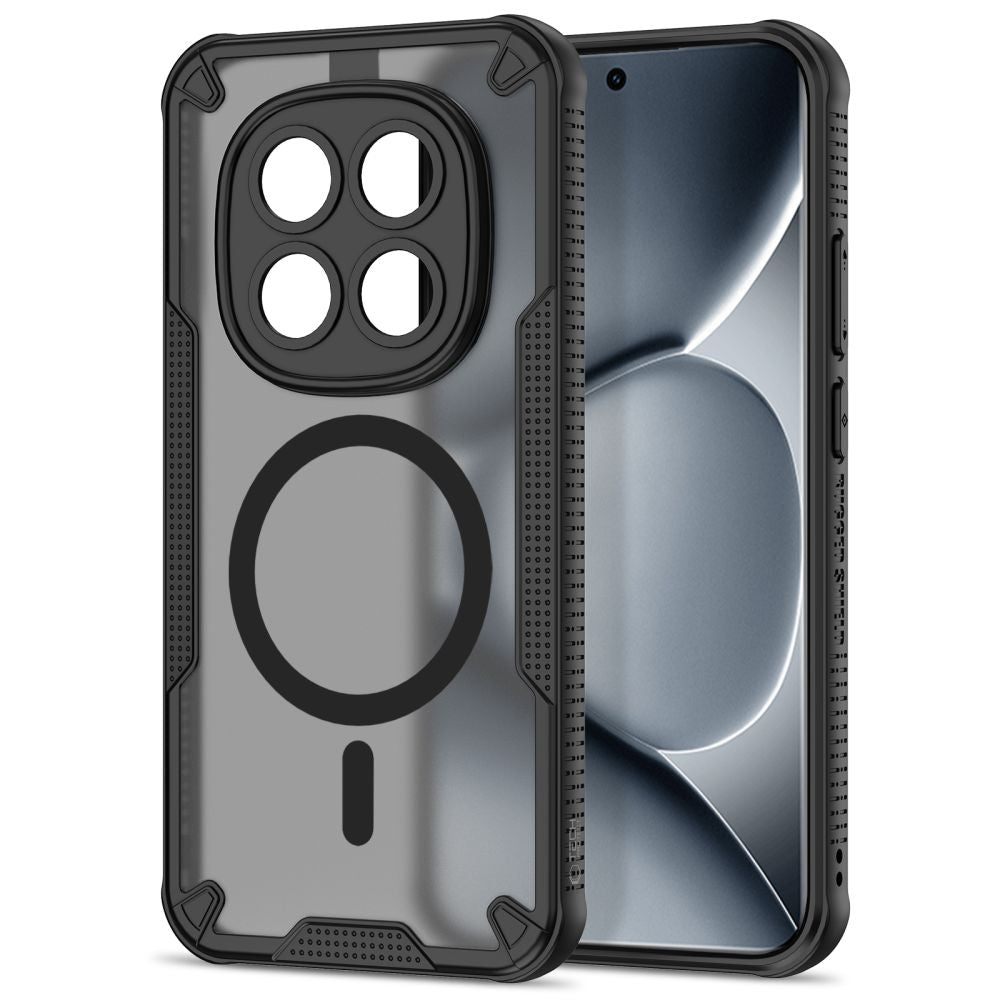 Tech-Protect Rugged Shield MagSafe dėklas, skirtas Xiaomi Poco M8 Pro / Xiaomi Redmi Note 15 Pro+ 5G - juodas -- Xiaomi...