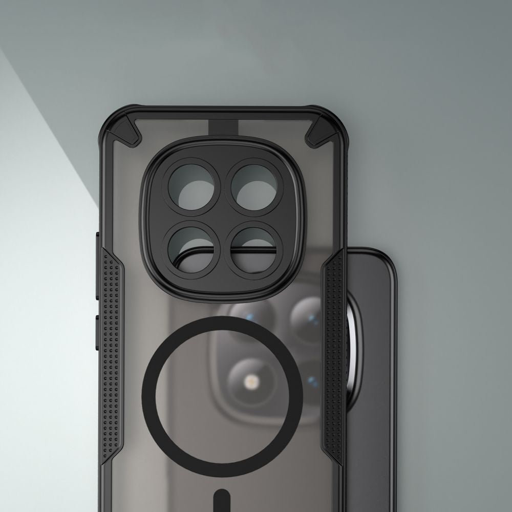 Tech-Protect Rugged Shield MagSafe dėklas, skirtas Xiaomi Poco M8 Pro / Xiaomi Redmi Note 15 Pro+ 5G - juodas -- Xiaomi...