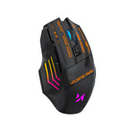 Wozinsky WMGB-1179 Belaidė optinė žaidimų pelė su integruota įkraunamąja baterija 3200 DPI su fonu - Juoda -- Gaming...