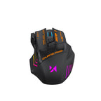 Wozinsky WMGB-1179 Belaidė optinė žaidimų pelė su integruota įkraunamąja baterija 3200 DPI su fonu - Juoda -- Gaming...