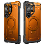 Supcase UB Grip Mag MagSafe Dėklas, skirtas Samsung Galaxy S26 Ultra - oranžinė ir juoda