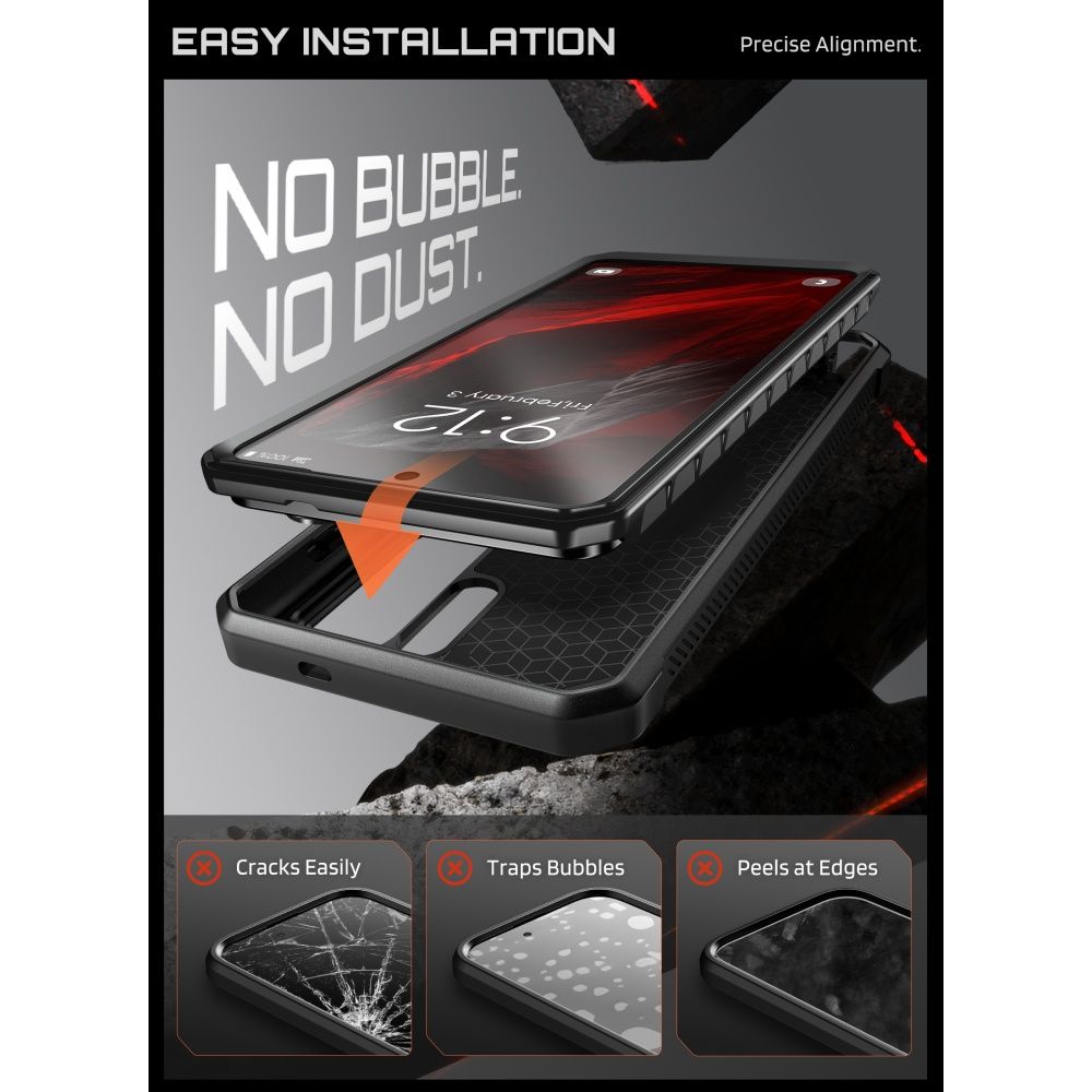 Supcase Unicorn Beetle Pro Mag MagSafe 2-set Dėklas, skirtas Samsung Galaxy S26 Ultra - juodas