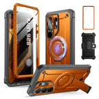 Supcase Unicorn Beetle Pro Mag MagSafe 2 dalių dėklas Samsung Galaxy S26 Ultra - juodas ir oranžinis -- Samsung Galaxy...