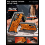 Supcase Unicorn Beetle Pro Mag MagSafe 2 dalių dėklas Samsung Galaxy S26 Ultra - juodas ir oranžinis -- Samsung Galaxy...